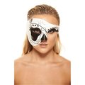 Perfectpretend Day of the Dead Black  White Sugar Skull Mask One Size PE91238